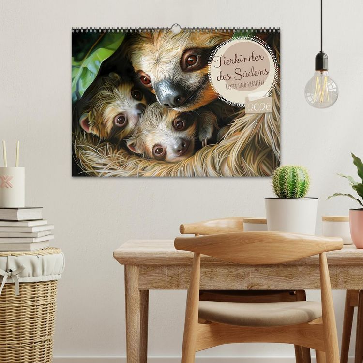 Produktbild: Tierkinder des S&uuml;dens (Wandkalender 2026 DIN A3 quer), CALVENDO Monatskalender