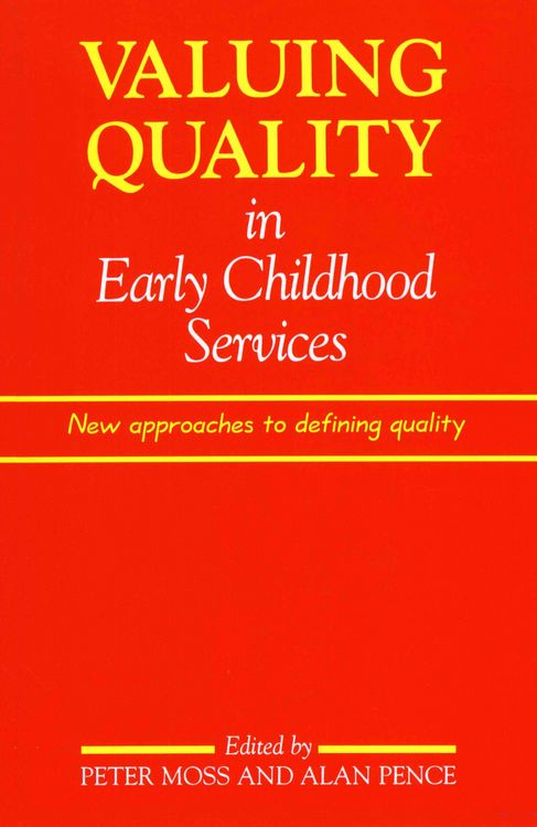 Produktbild: Valuing Quality in Early Childhood Services