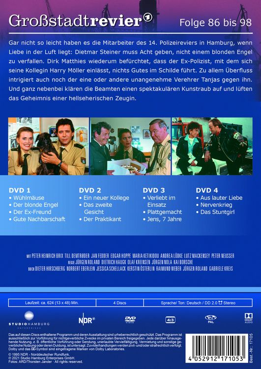 Produktbild: Gro&szlig;stadtrevier - Box 05/Folge 86-98 [4 DVDs]