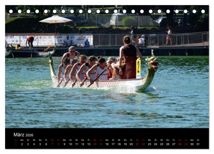 Produktbild: Drachenboot - MissionRome (Tischkalender 2026 DIN A5 quer), CALVENDO Monatskalender