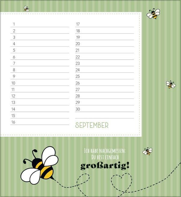 Produktbild: Geburtstagskalender Happy Mind