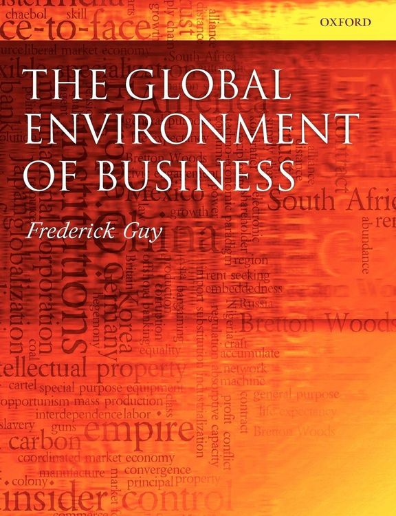Produktbild: The Global Environment of Business