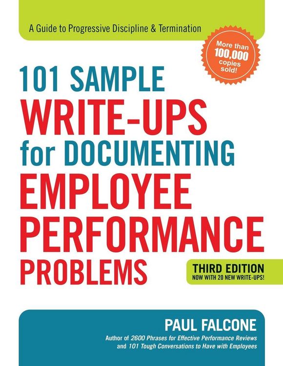 Produktbild: The 101 Sample Write-Ups for Documenting Employee Performance Problems