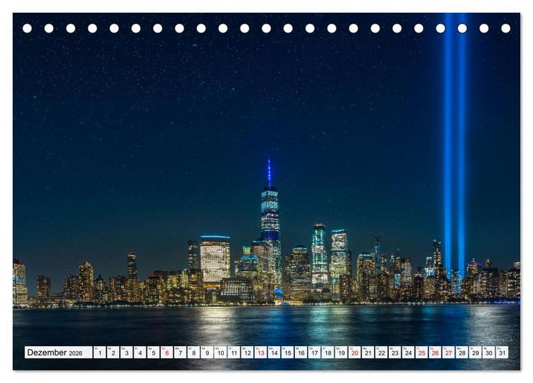 Produktbild: New York City - der besondere Blick auf Big Apple (Tischkalender 2026 DIN A5 quer), CALVENDO Monatskalender