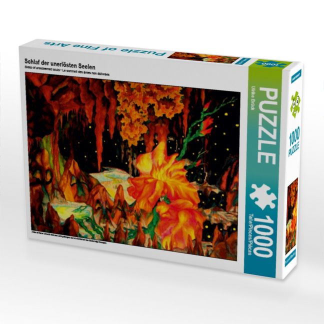 Produktbild: CALVENDO Puzzle Schlaf der unerl&ouml;sten Seelen | 1000 Teile Lege-Gr&ouml;&szlig;e 64x48cm Foto-Puzzle f&uuml;r gl&uuml;ckliche Stunden