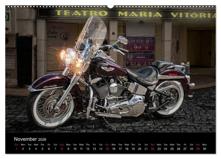 Produktbild: Motorbike Dreams (High Quality Premium Wall Calendar 2026 DIN A2 landscape),CALVENDO 12 Month Wall Calendar