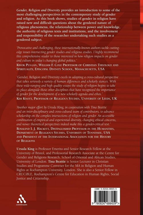 Produktbild: Gender, Religion and Diversity
