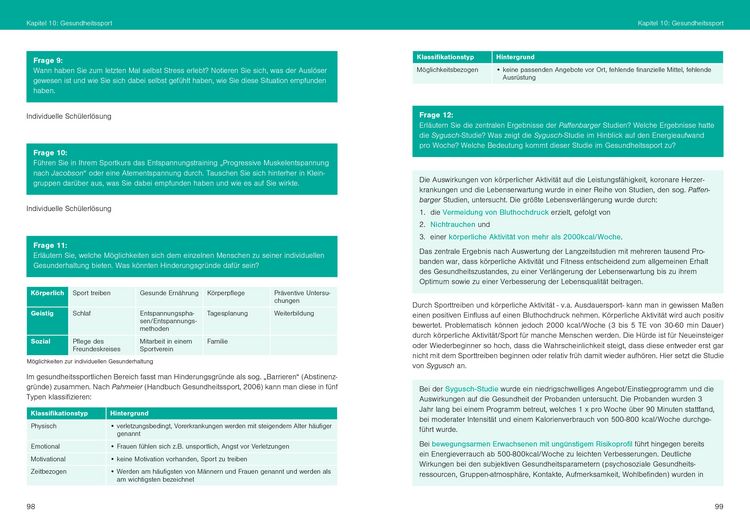 Produktbild: Optimales Sportwissen &ndash;&nbsp;L&ouml;sungsbuch