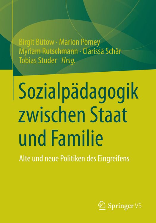 Produktbild: Sozialp&auml;dagogik zwischen Staat und Familie