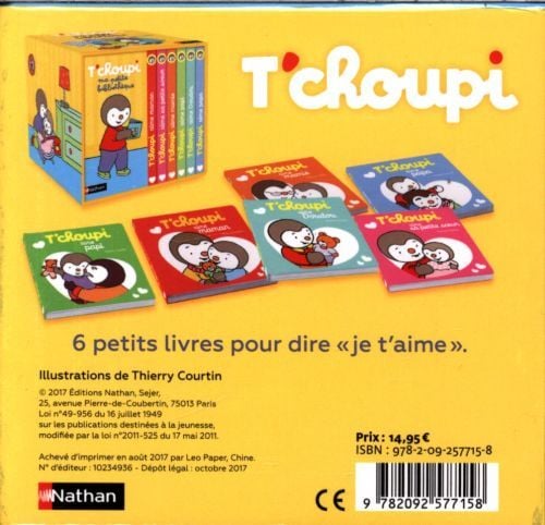 Produktbild: T'choupi - Ma Petite Bibliotheque 6 books (French Edition)