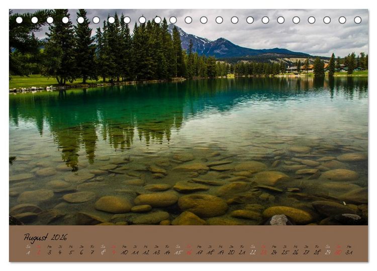 Produktbild: Fernweh nach Westkanada (Tischkalender 2026 DIN A5 quer), CALVENDO Monatskalender