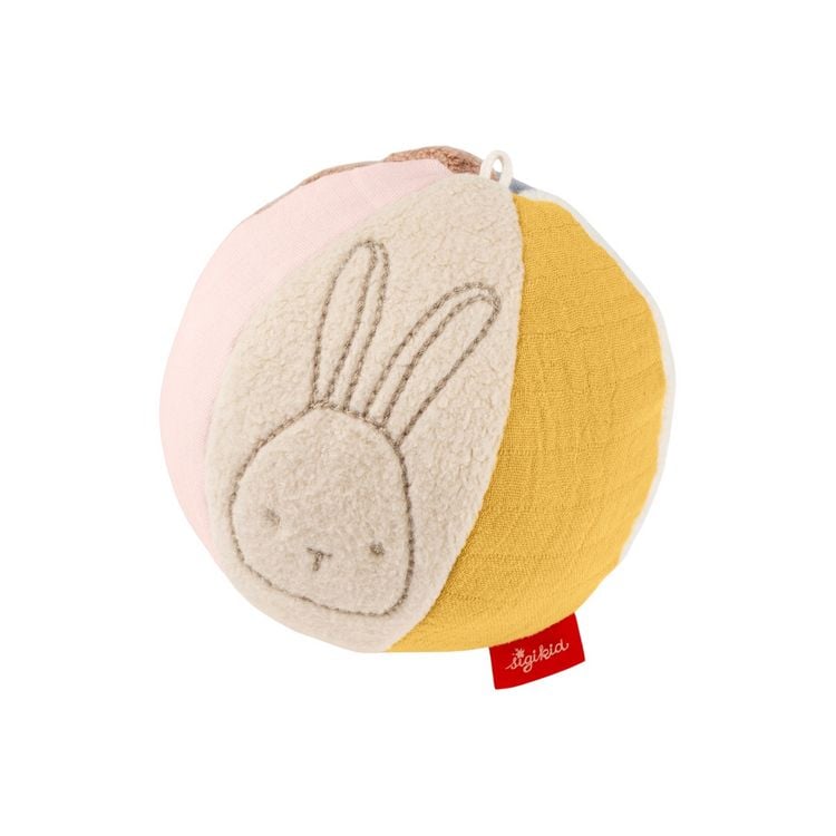 Produktbild: Sigikid 31261 - Baby Softball/Stoffball Hase, 11 cm, sigibaby
