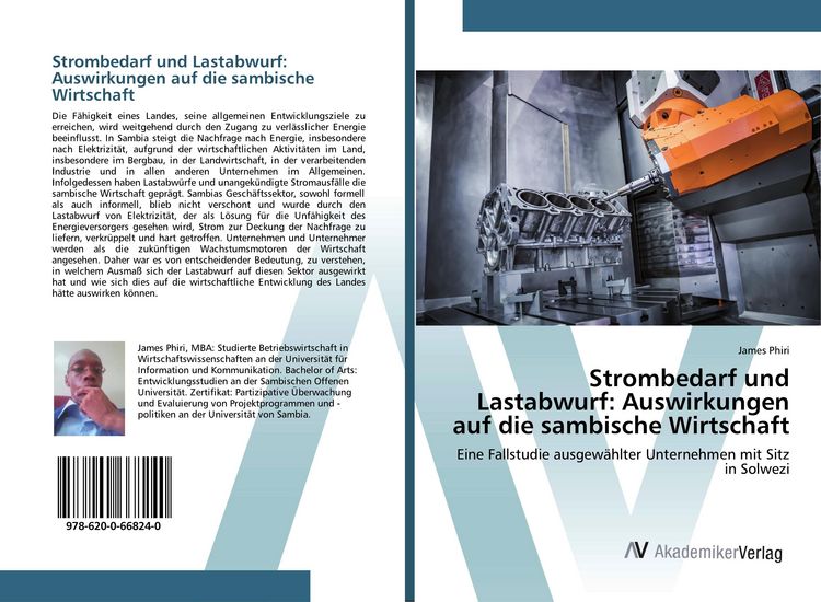 Produktbild: Strombedarf und Lastabwurf: Auswirkungen auf die sambische Wirtschaft
