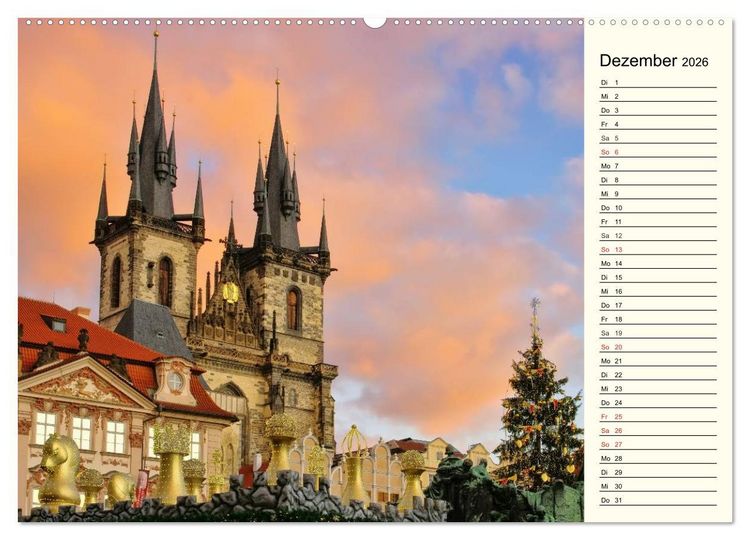 Produktbild: Tschechien (hochwertiger Premium Wandkalender 2026 DIN A2 quer), Kunstdruck in Hochglanz