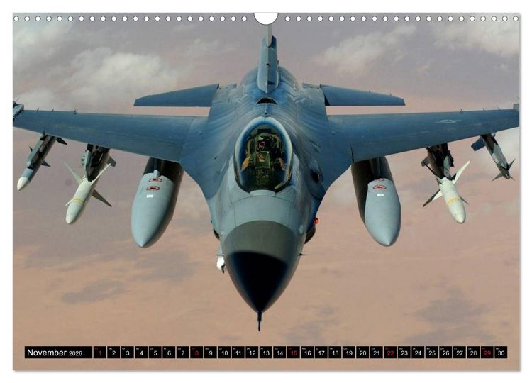 Produktbild: Kampfjets &bull; U.S. Aircraft (Wandkalender 2026 DIN A3 quer), CALVENDO Monatskalender