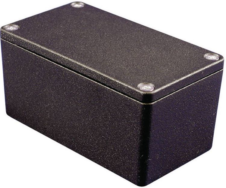 Produktbild: Hammond Electronics 1550Z104BK Universal-Geh&auml;use 64 x 58 x 35 Aluminium Schwarz 1St.