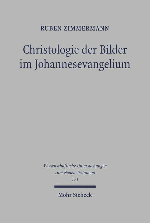 Produktbild: Christologie der Bilder im Johannesevangelium