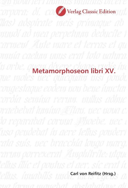 Produktbild: Metamorphoseon libri XV.