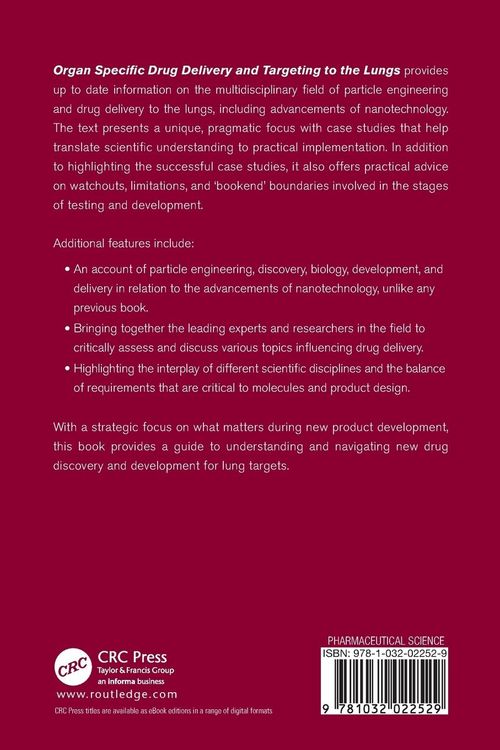 Produktbild: Organ Specific Drug Delivery and Targeting to the Lungs