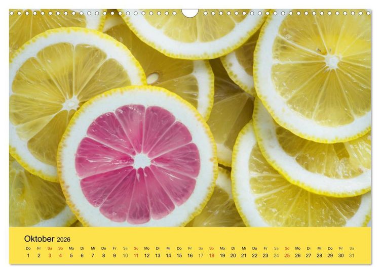 Produktbild: Gibt das Leben dir Zitronen, frag nach Zucker und Gew&uuml;rzen! (Wandkalender 2026 DIN A3 quer), CALVENDO Monatskalender