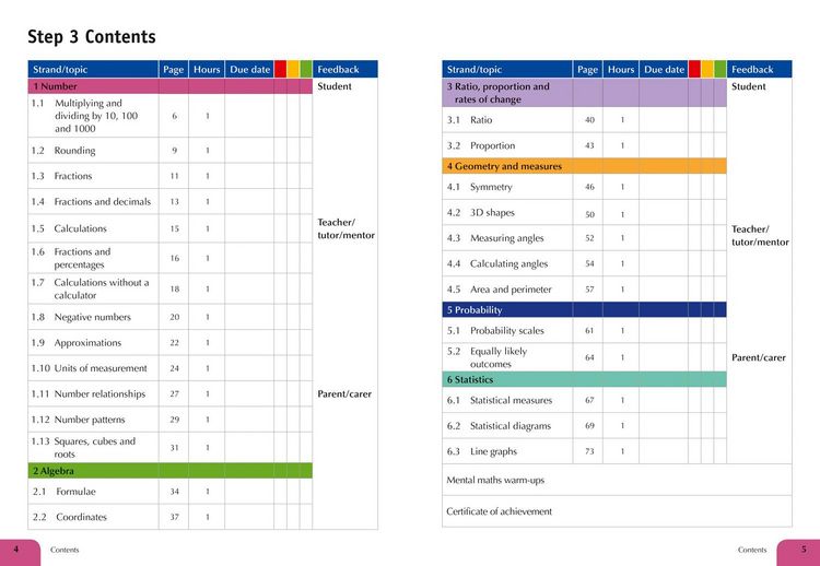 Produktbild: KS3 Maths Intervention Step 3 Workbook