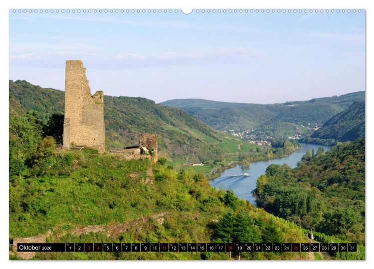 Produktbild: Entlang der Mosel (Wandkalender 2026 DIN A2 quer), CALVENDO Monatskalender