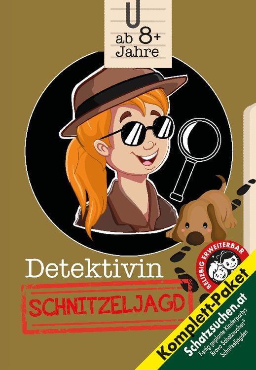 Produktbild: Detektivinnen Schnitzeljagd Schatzsuche M&auml;dchen Kindergeburtstag ab 8 Jahre (Grundsch&uuml;ler)