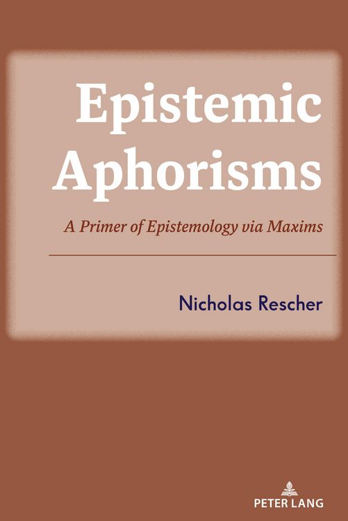Produktbild: Epistemic Aphorisms