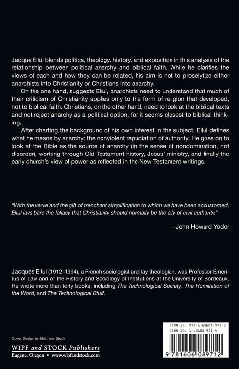 Produktbild: Anarchy and Christianity