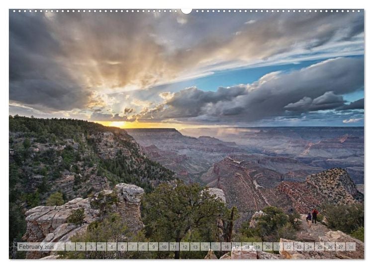 Produktbild: CANYONLAND USA Christian Heeb / UK Version (High Quality Premium Wall Calendar 2026 DIN A2 landscape),CALVENDO 12 Month Wall Calendar