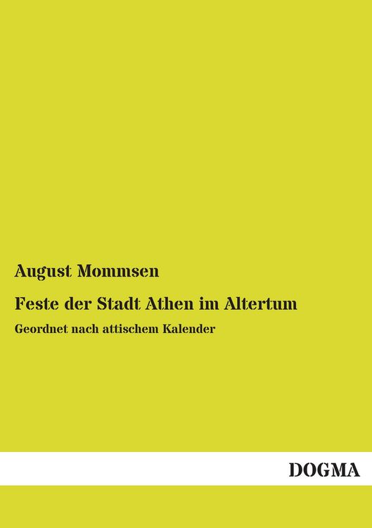 Produktbild: Feste der Stadt Athen im Altertum
