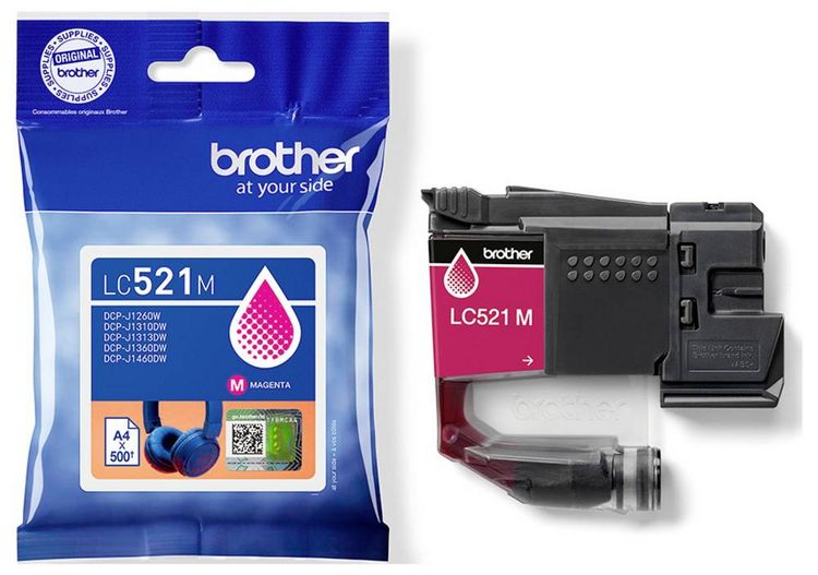 Produktbild: Brother Druckerpatrone LC521M - Magenta - original - Ki Original Magenta LC521M