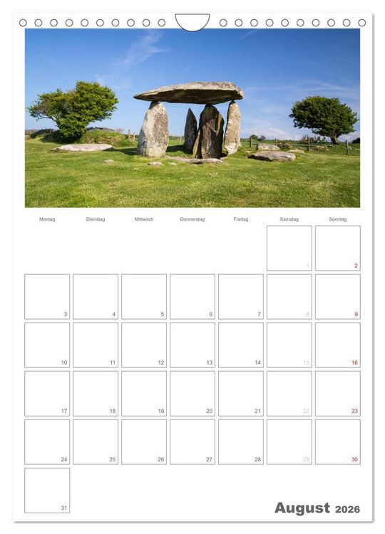 Produktbild: Eine Reise durch Wales (Wandkalender 2026 DIN A4 hoch), CALVENDO Monatskalender