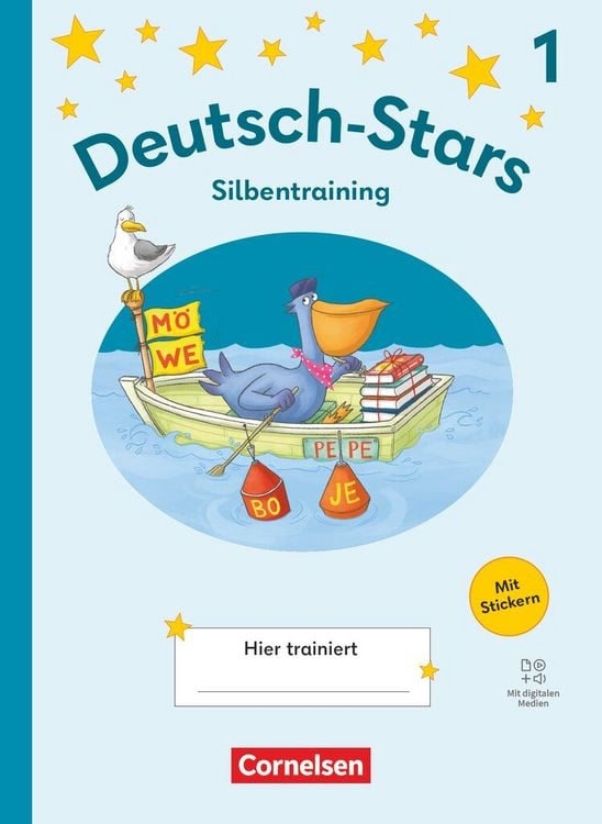 Bild vom Artikel Deutsch-Stars 1. Schuljahr - Lesetraining Ausgabe 2025 - Silbentraining - Übungsheft vom Autor 