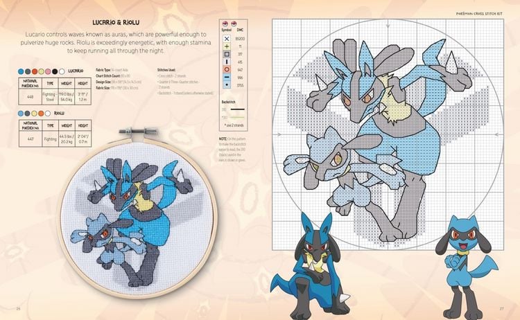 Produktbild: PokeMon Cross Stitch Kit
