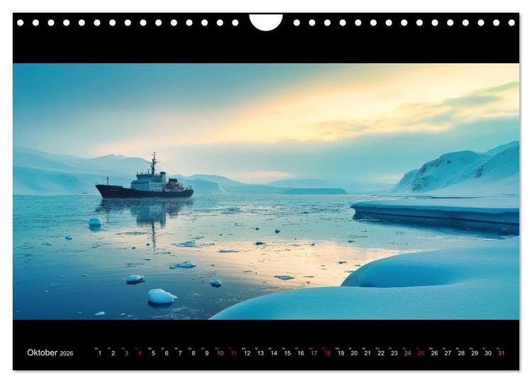 Produktbild: Puristische Landschaften (Wandkalender 2026 DIN A4 quer), CALVENDO Monatskalender