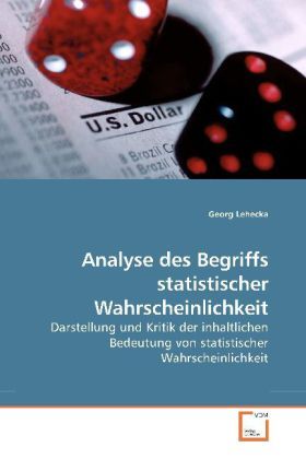 Produktbild: Lehecka, G: Analyse des Begriffs statistischer Wahrscheinlic