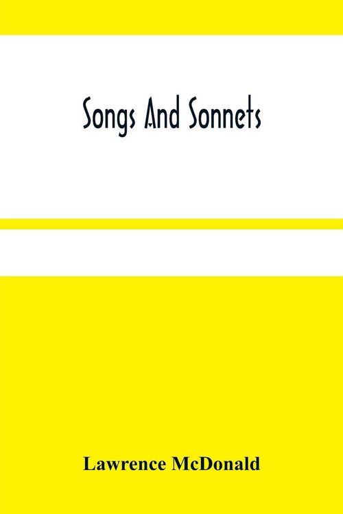 Produktbild: Songs And Sonnets