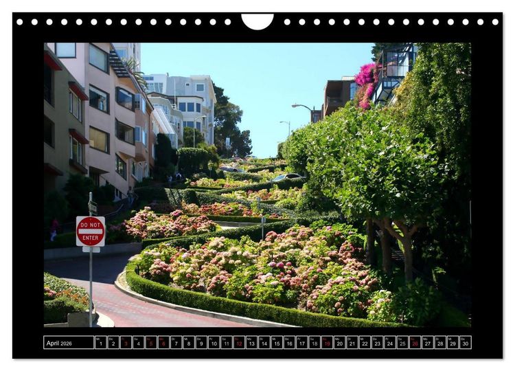 Produktbild: Wunderbares San Francisco (Wandkalender 2026 DIN A4 quer), CALVENDO Monatskalender