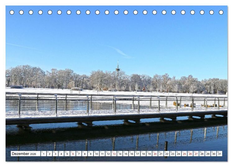 Produktbild: Lingen Ems (Tischkalender 2026 DIN A5 quer), CALVENDO Monatskalender