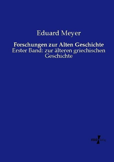 Produktbild: Forschungen zur Alten Geschichte