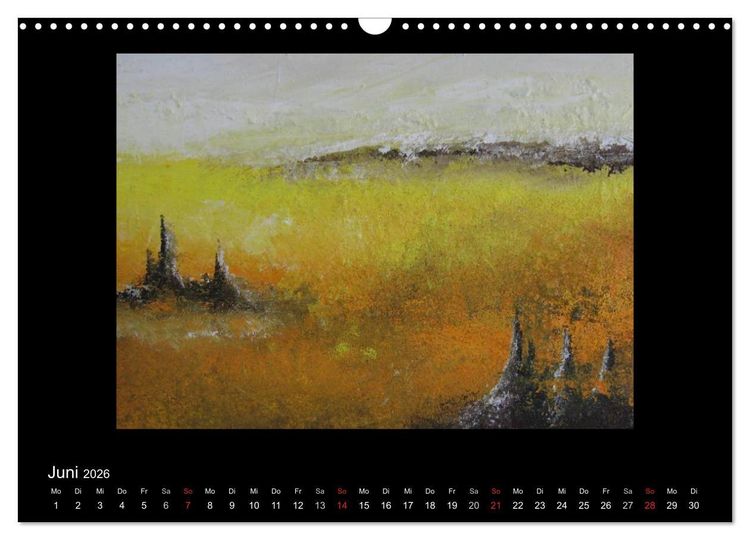 Produktbild: Kunstkalender von Michaela Nagel (Wandkalender 2026 DIN A3 quer), CALVENDO Monatskalender