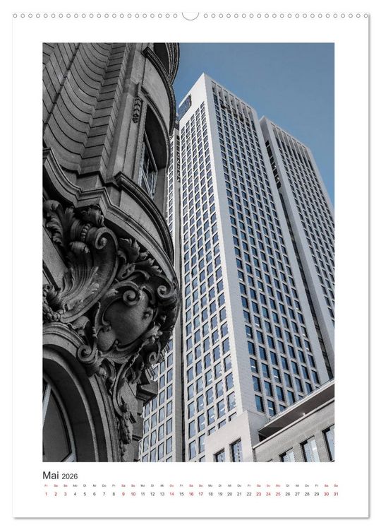 Produktbild: Spektakul&auml;re Architektur in Frankfurt a.M. (hochwertiger Premium Wandkalender 2026 DIN A2 hoch), Kunstdruck in Hochglanz