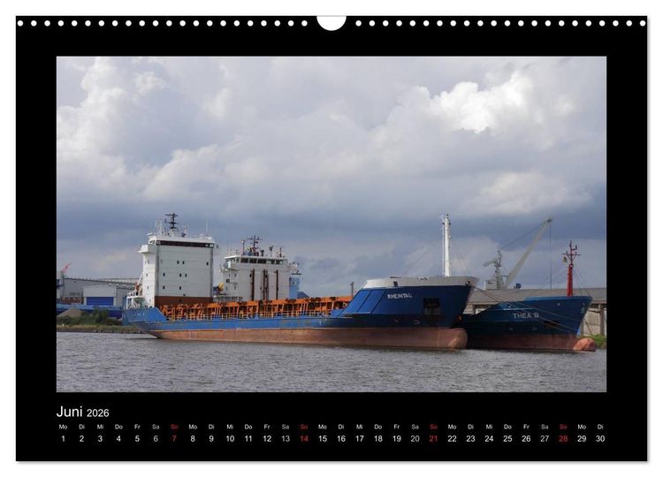 Produktbild: Auf Gro&szlig;e Fahrt - Schiffe im Hafen und auf See (Wandkalender 2026 DIN A3 quer), CALVENDO Monatskalender