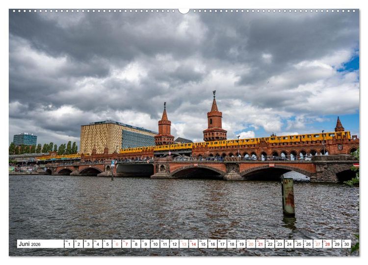Produktbild: Faszination Berlin - Stadtansichten zwischen Himmel und Spree (hochwertiger Premium Wandkalender 2026 DIN A2 quer), Kunstdruck in Hochglanz