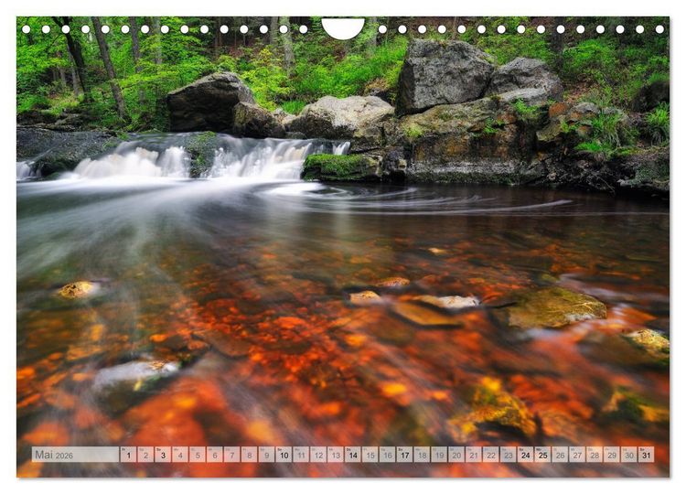 Produktbild: Moore und B&auml;che in Eifel und Ardennen (Wandkalender 2026 DIN A4 quer), CALVENDO Monatskalender