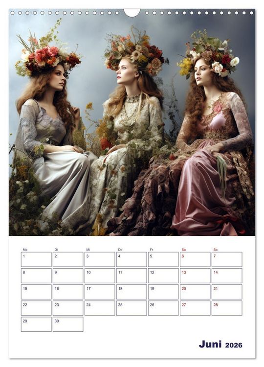 Produktbild: Die lebhafte Jahreszeiten! (Wandkalender 2026 DIN A3 hoch), CALVENDO Monatskalender