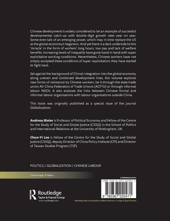 Produktbild: Chinese Labour in the Global Economy