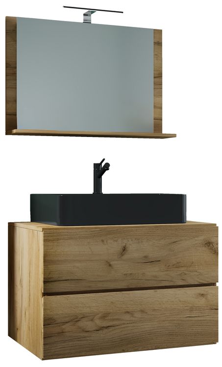 Produktbild: 3-tlg. Waschplatz Waschtisch Lendas M Schublade