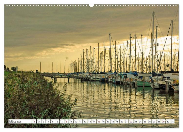 Produktbild: Idylle am Ijsselmeer (Wandkalender 2026 DIN A2 quer), CALVENDO Monatskalender